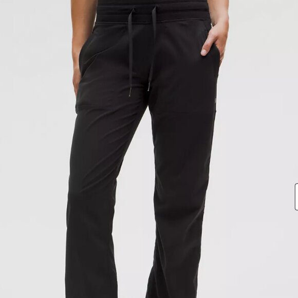 Lululemon dance studio Black pants Joggers with Drawstring size 6 - Picture 1 of 4